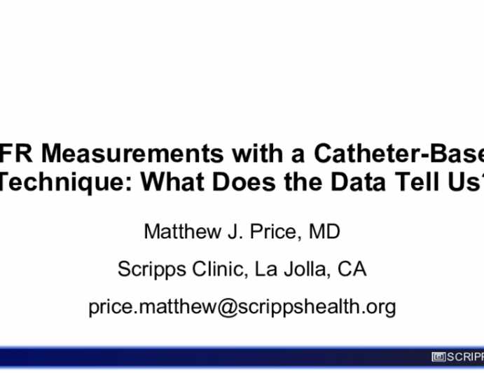 FFR Measurements with a Catheter-Based Technique: What Does the Data Tell Us?