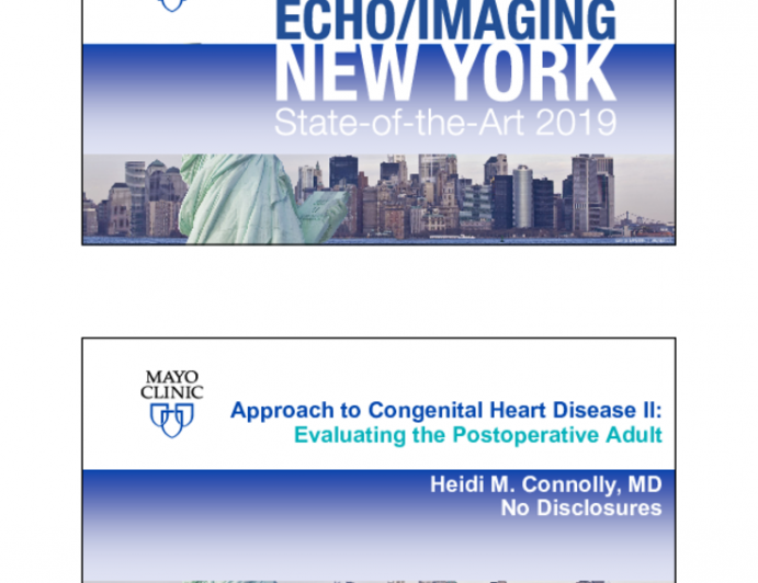 Approach to Congenital Heart Disease II: Evaluating the Postoperative Adult