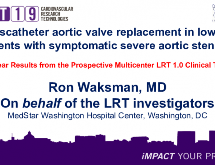 Transcatheter aortic valve replacement in low-risk patients with symptomatic severe aortic stenosis 