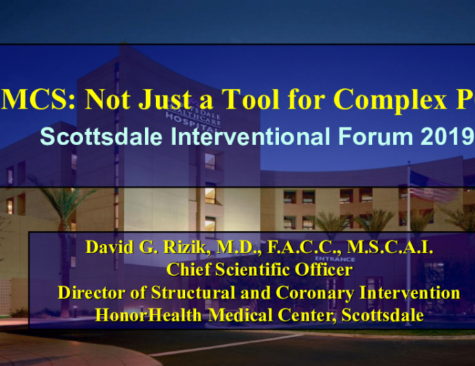 MCS: Not Just a Tool for Complex PCI