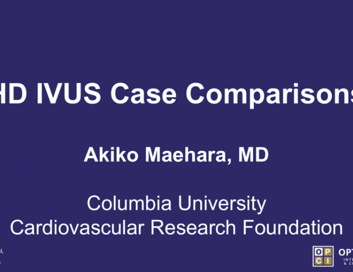 HD IVUS Case Comparisons