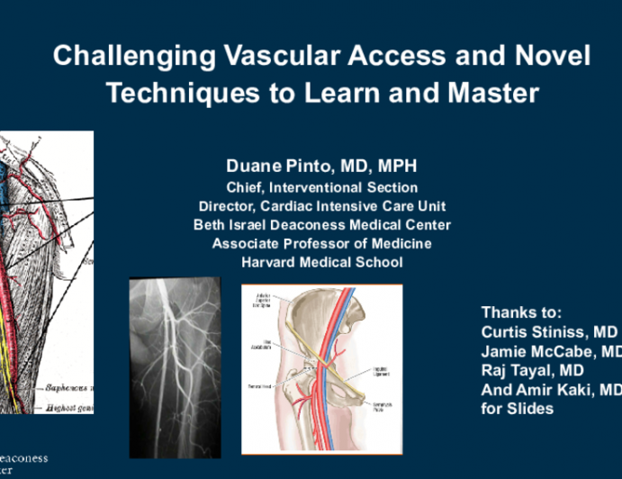 Challenging Vascular Access and Novel Techniques to Learn and Master