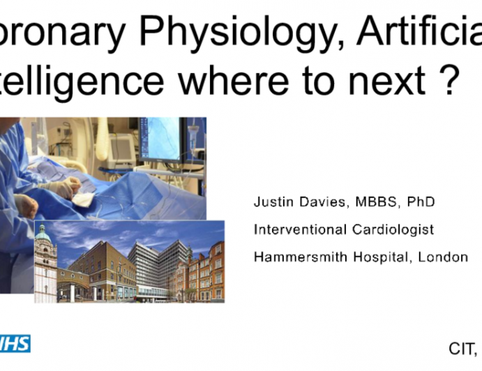 Coronary Physiology, Artificial Intelligence where to next ?