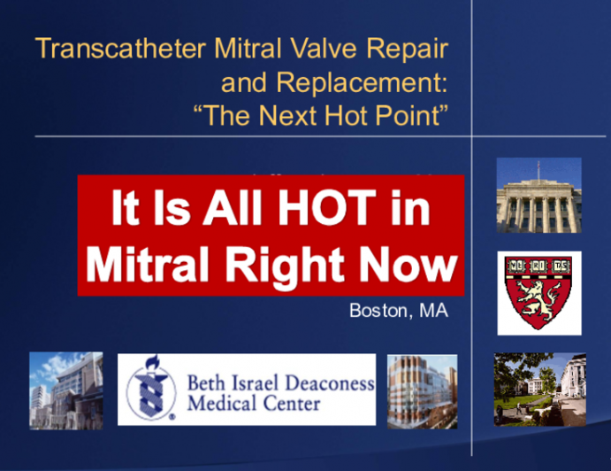 Transcatheter Mitral Valve Repair and Replacement:  “The Next Hot Point”