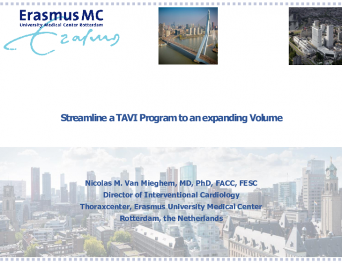 Streamline a TAVI Program to an expanding Volume