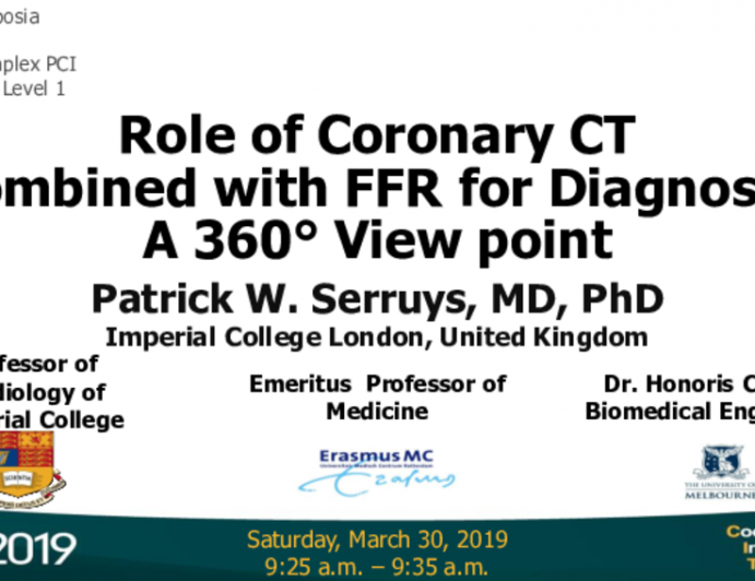 Role of Coronary CT Combined with FFR for Diagnosis: A 360° View point