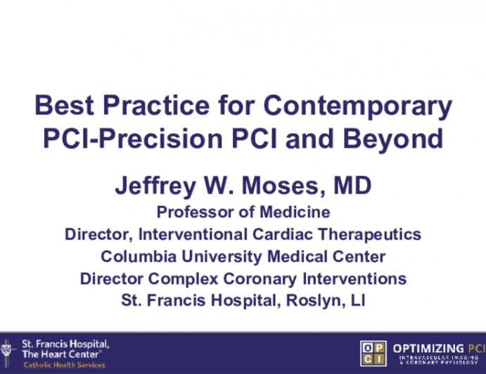 Best Practice for Contemporary PCI-Precision PCI and Beyond