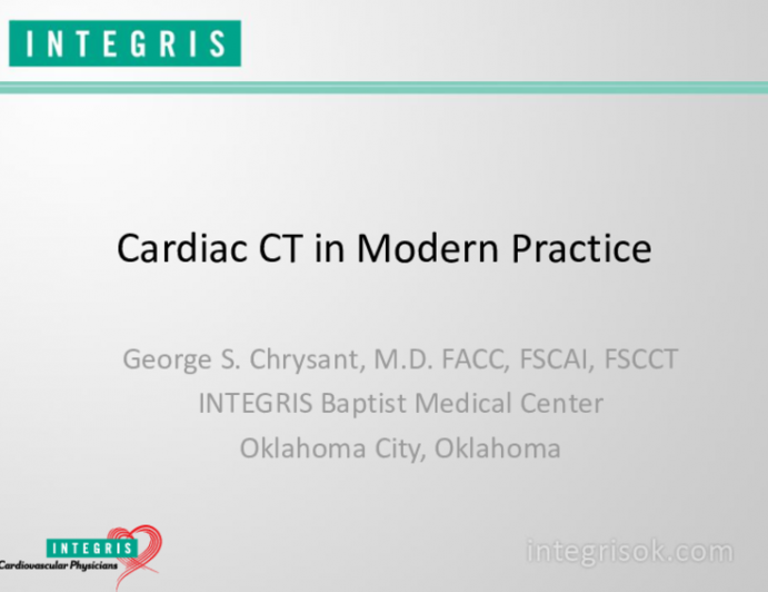 Cardiac CT in Modern Practice