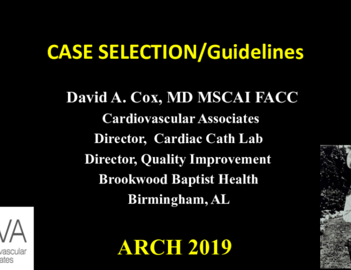 CASE SELECTION/Guidelines