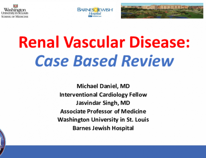 Renal Vascular Disease: Case Based Review