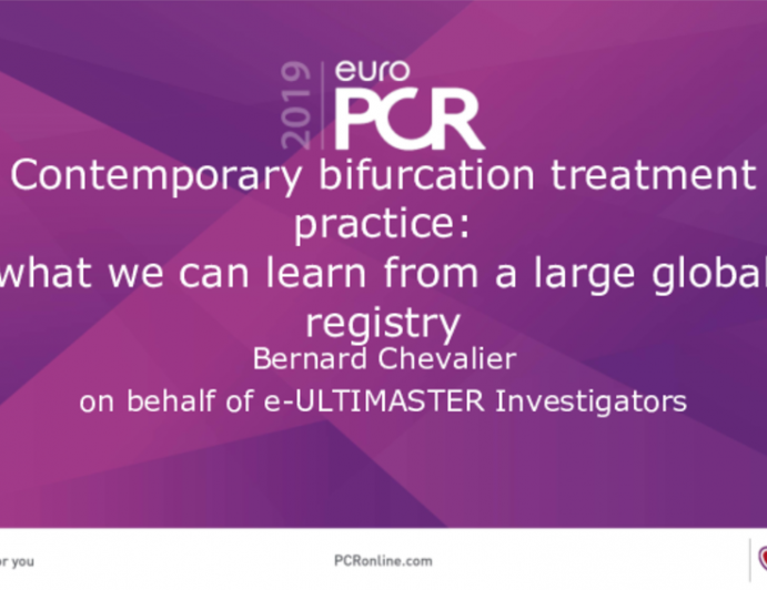 Contemporary bifurcation treatment practice:what we can learn from a large global registry