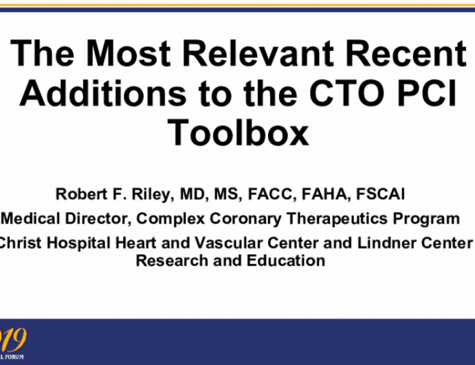 The Most Relevant Recent Additions to the CTO PCI Toolbox