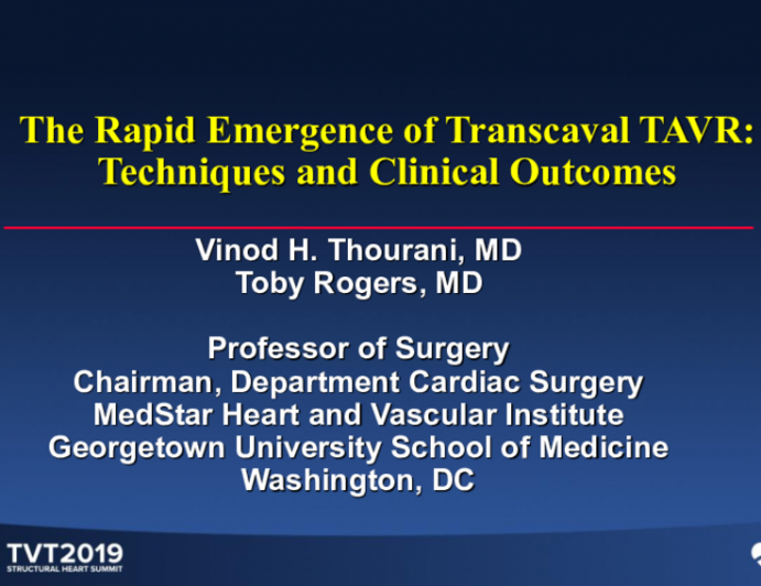 The Rapid Emergence of Transcaval TAVR: Techniques and Clinical Outcomes