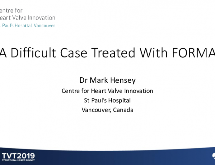 Case 2: A Difficult Case Treated With Forma