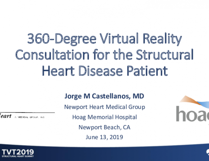 360-Degree Virtual Reality Consultation for the Structural Heart Disease Patient
