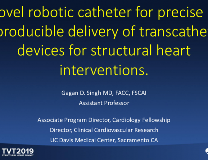 A Novel Robotic Catheter for Precise and Reproducible Delivery of Transcatheter Devices for SHD Interventions