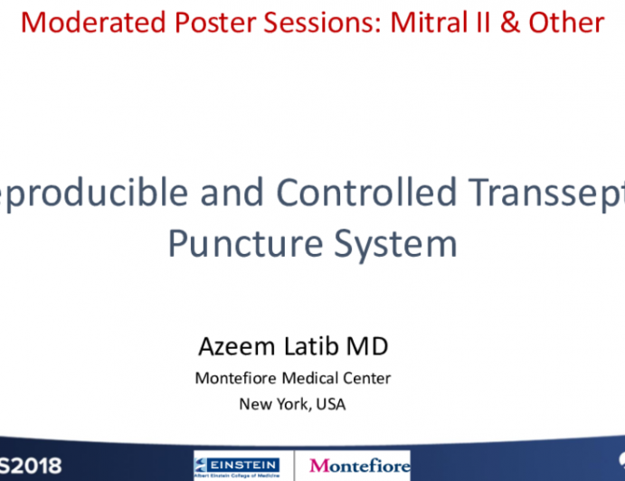 Reproducible and Controlled Transseptal Puncture System