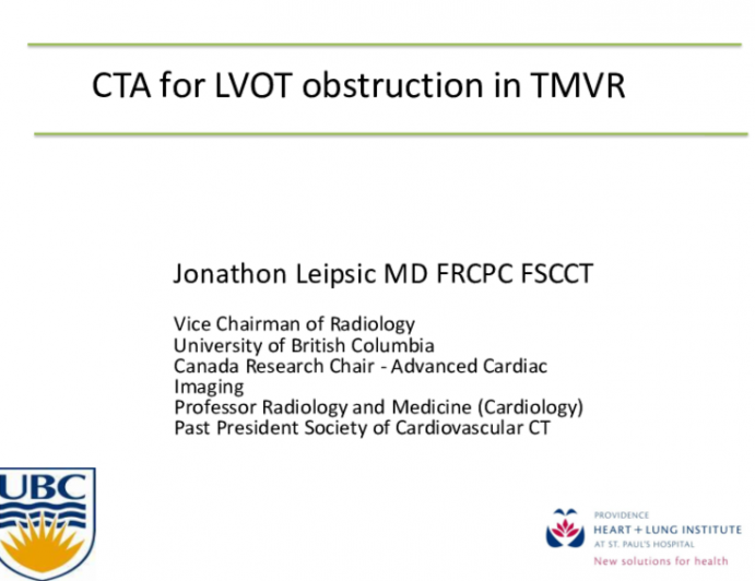 Evolving CT Imaging Concepts on Measuring the Neo-LVOT After TMVR