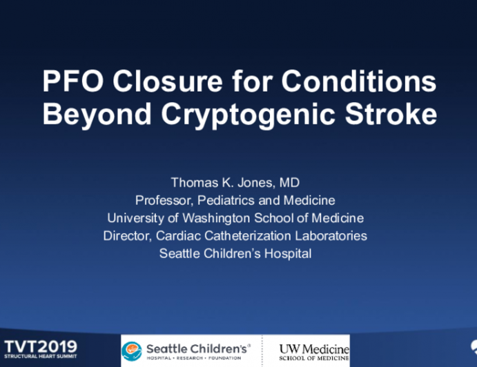 PFO Closure for Conditions Beyond Cryptogenic Stroke
