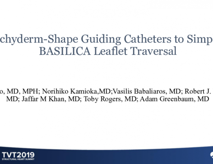 Pachyderm-Shape Guiding Catheters to Simplify BASILICA Leaflet Traversal