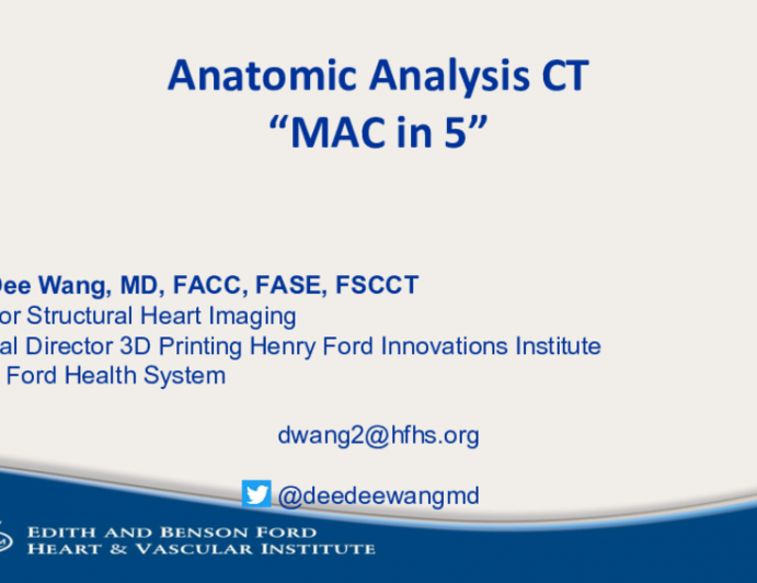 Anatomic Analysis CT