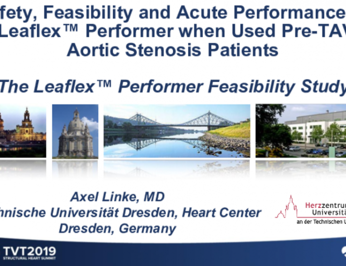 Safety, Feasibility, and Acute Performance of the Leaflex™ Performer When Used Pre-TAVI in Aortic Stenosis Patients (The Leaflex™ Performer Feasibility Study)