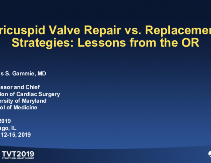 TR Repair vs. Replacement Strategies: Lessons From Surgery