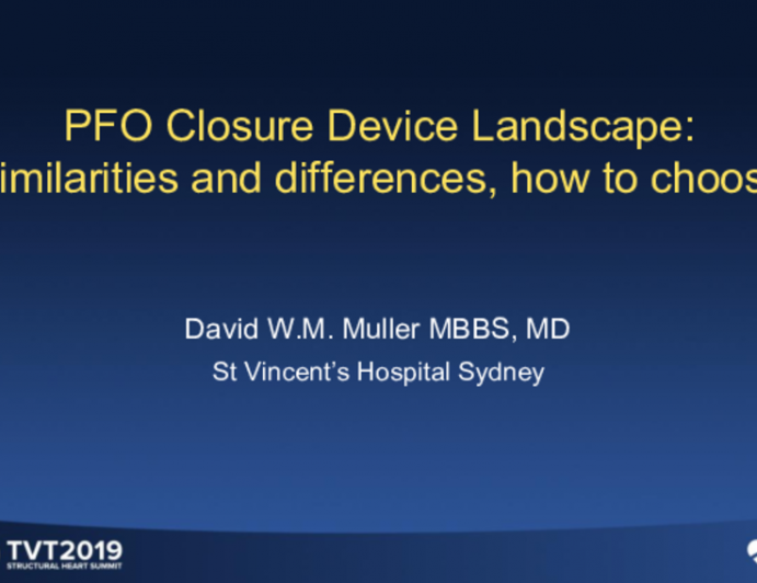 PFO Closure Device Landscape: Similarities and Differences, How to Choose