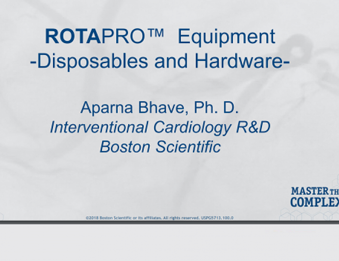 ROTAPRO™  Equipment -Disposables and Hardware
