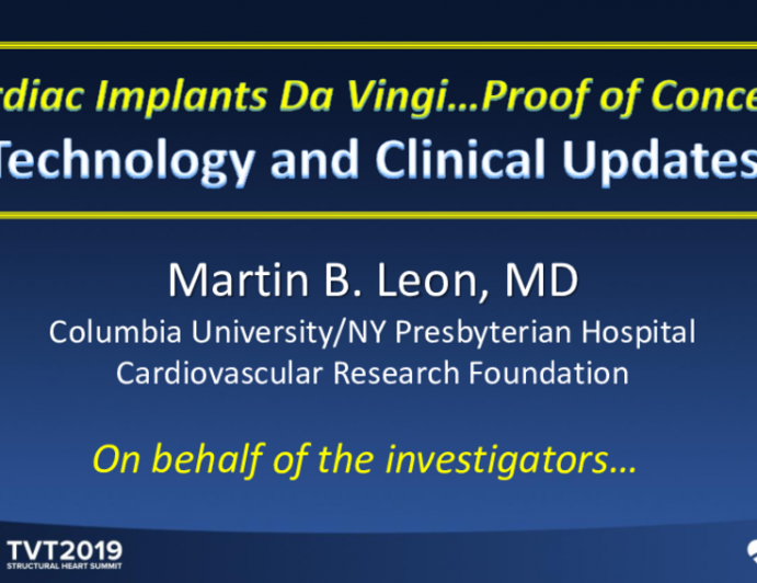 Cardiac Implants Da Vingi… Proof of Concept – Technology and Clinical Updates