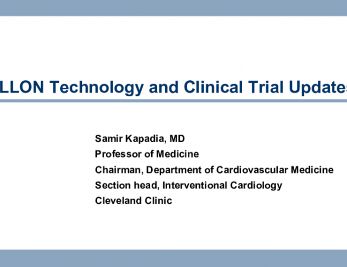 Carillon: Technology and Clinical Trial Updates (CARILLON)