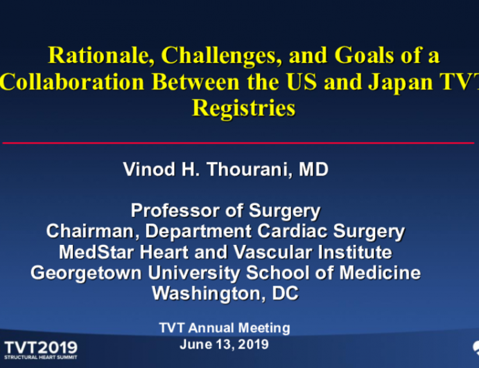 Rationale, Challenges, and Goals of a Collaboration Between the US and Japan TVT Registries