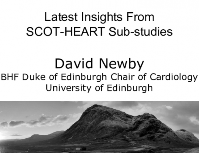 Latest Insights From  SCOT-HEART Sub-studies