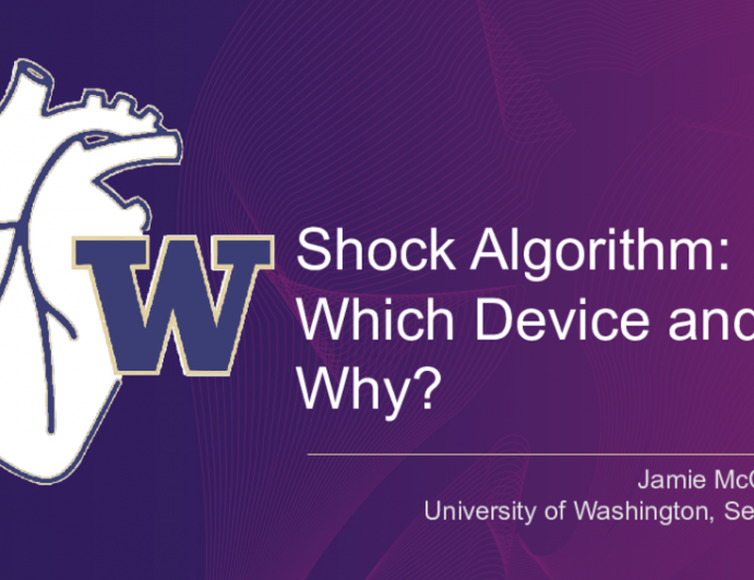 Shock Algorithm: Which Device and Why?