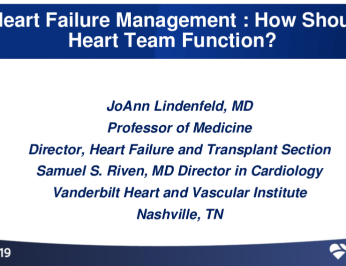 FMR Heart Failure Management: How Should the Heart Team Function?