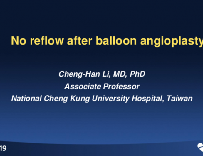 No Reflow After Balloon Angioplasty