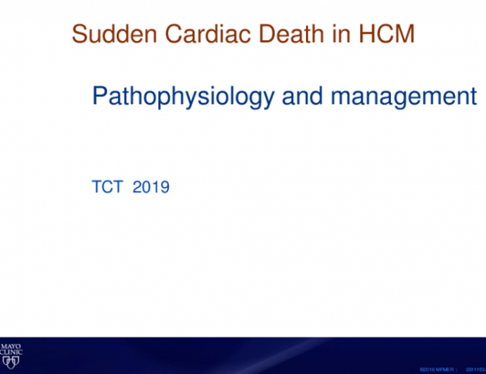 Risk Stratification for Sudden Cardiac Death and ICD Implantation