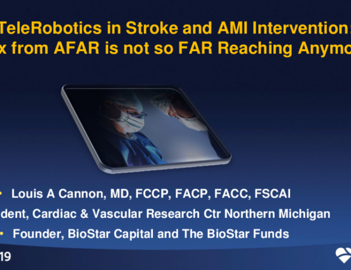 Telerobotics in Stroke and AMI Intervention: Afar Is Not Far-Reaching Anymore!