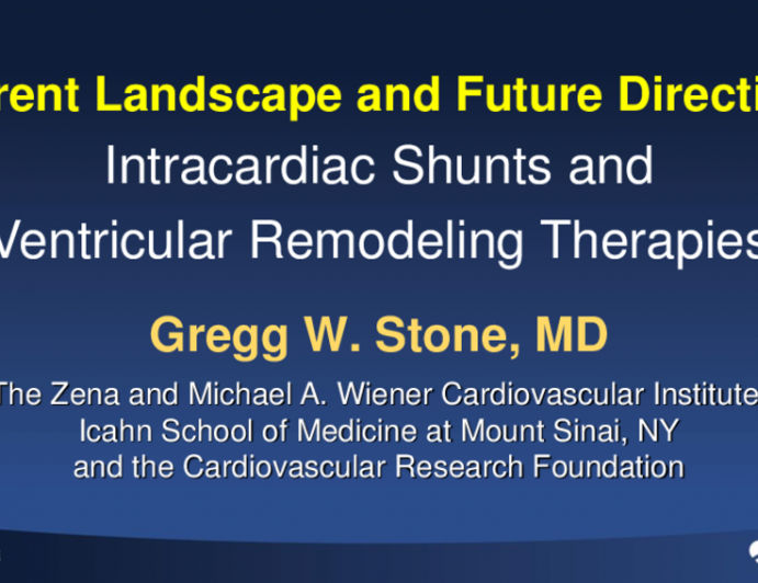 Current Landscape and Future Directions: Intracardiac Shunts, Ventricular Remodeling Therapies