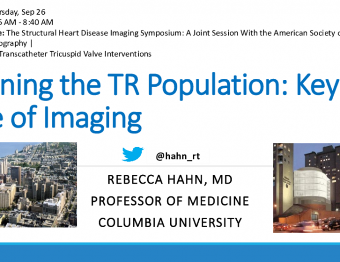 Defining the TR Population: Key Role of Imaging