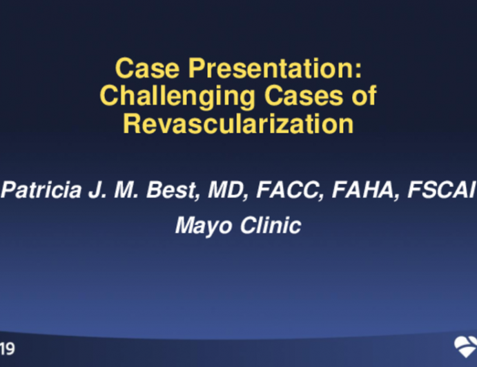 Case Presentation: A Challenging SCAD Revascularization