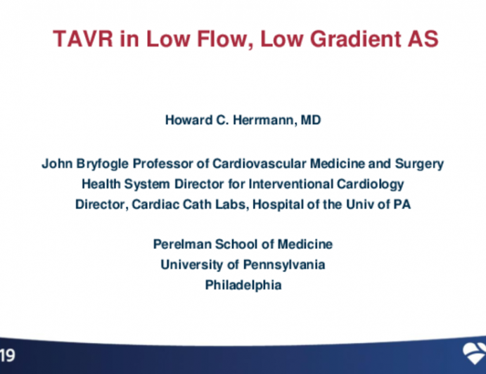 TAVR in Low-Flow Low-Gradient AS: Case Presentation(s), Diagnostic Algorithms, and Management Strategies