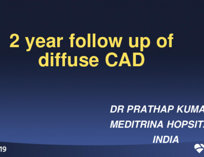 Case 3: Diabetic Patient — Multivessel Disease With LM (2-Year IVUS Follow-Up)