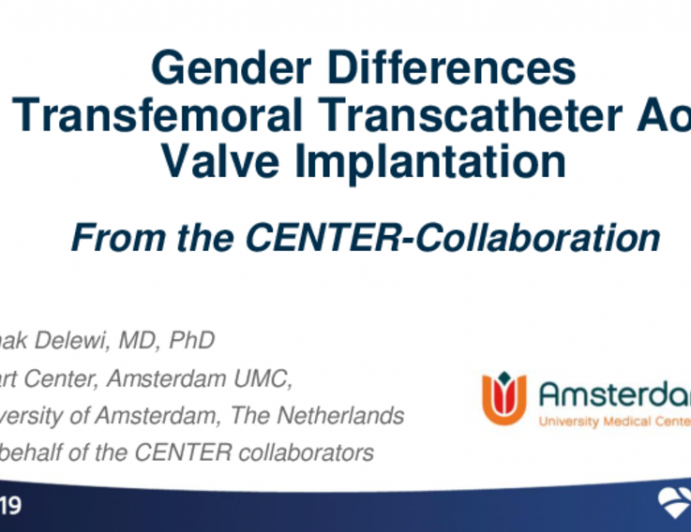 CENTER Collaboration: Sex Differences in Outcomes Following Transfemoral Transcatheter Aortic Valve Replacement