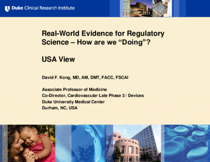 Special Panel on Registry-Based Prospective Randomized Trials: A Global View - USA View