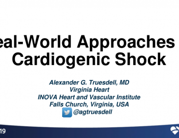 While Awaiting More Clinical Trial Data: Real-World Approaches to Cardiogenic Shock and Hemodynamic Support