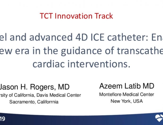 Featured Technological Trends - A Novel and Advanced 4D ICE Catheter: Enabling a New Era in the Guidance of Transcatheter Cardiac Interventions (Nuvera)