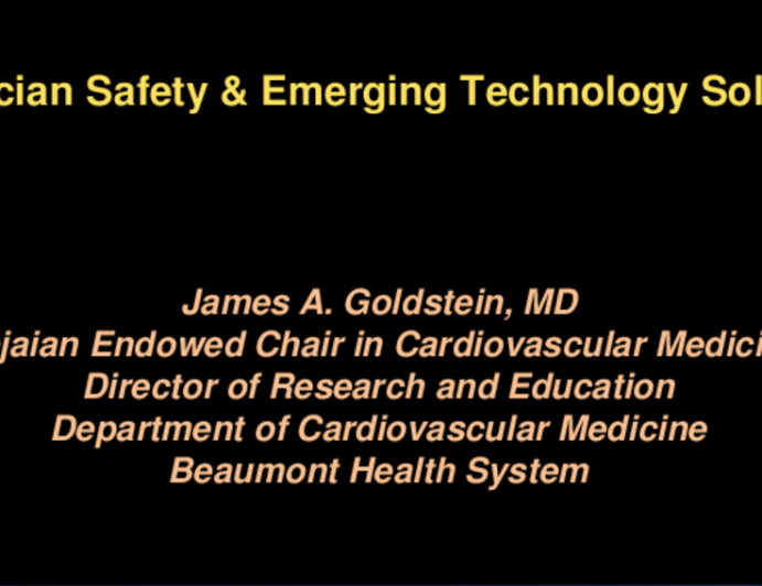 Physician Safety and Emerging Technology Solutions