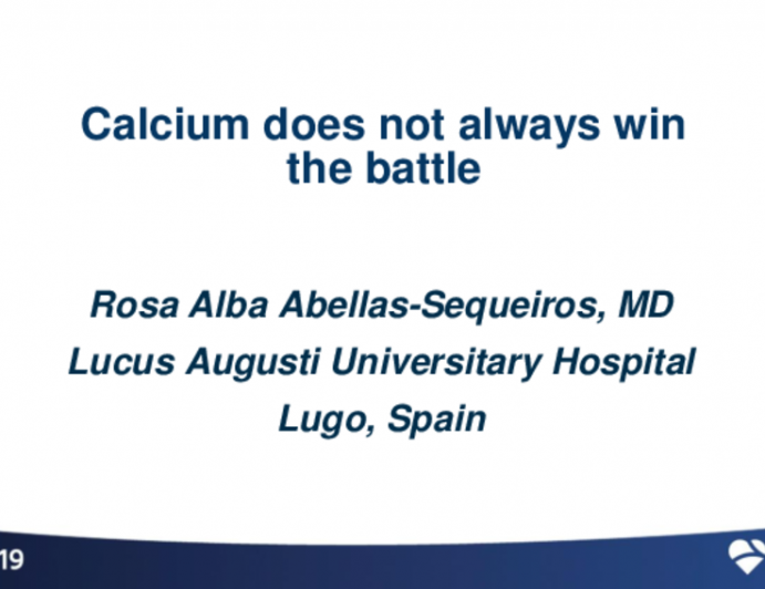 Third Place Winner Case:Calcium Does Not Always Win the Battle