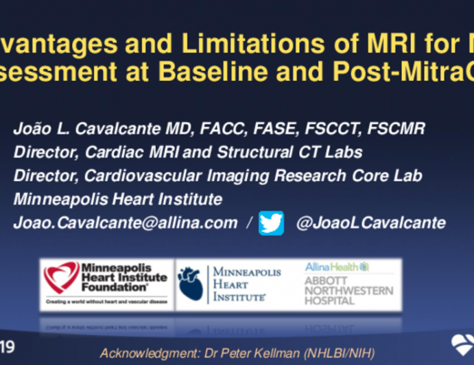 Advantages and Limitations of MRI for MR Assessment at Baseline and Post-MitraClip